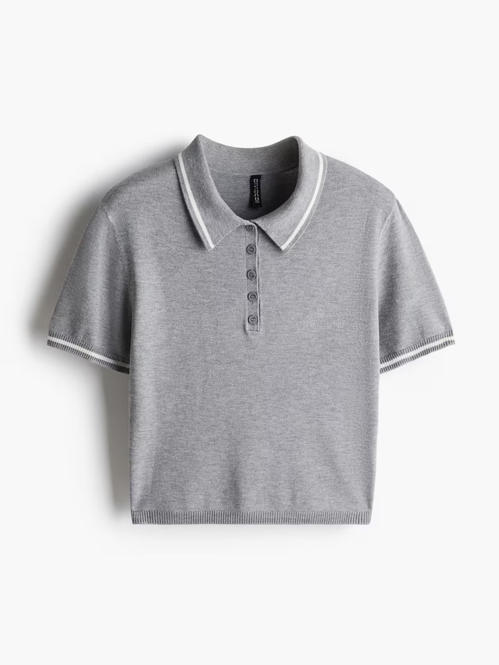 H&M FINE-KNIT POLO SHIRT